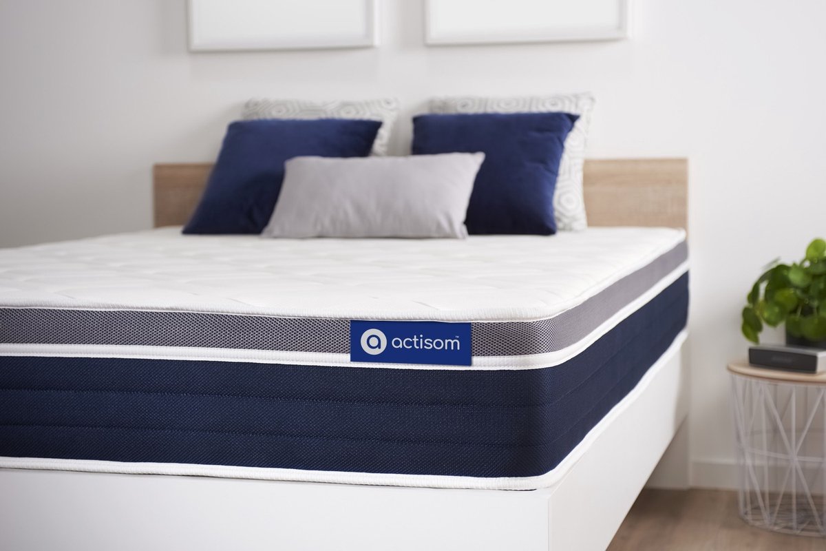 Actilatex confort matras 80x210cm , Latex en traagschuim , Vrij stevig, 7 comfortzones