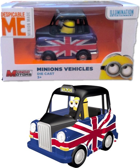 Minions Taxi voertuig 7.5 cm Gemaakt van metaal