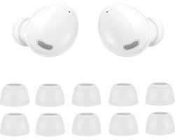 Oordopjes geschikt voor Samsung Galaxy Buds Pro - Samsung Galaxy Buds Pro tips - Samsung Galaxy Buds Pro vervanging tips - 5 paar oordopjes voor Samsung Galaxy Buds Pro - Wit / Medium