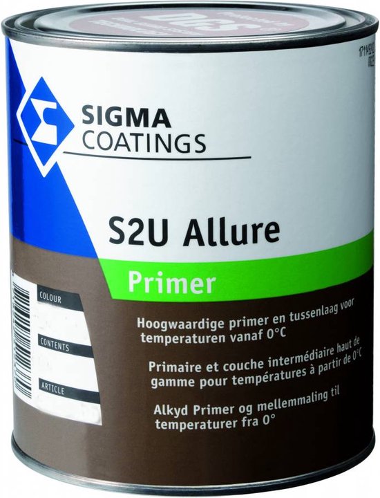 Sigma S2u Allure Primer 1 Liter 100% Wit - Sigma