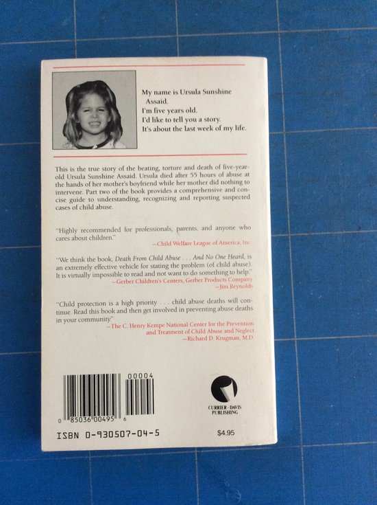 Death from Child Abuse... and No One Heard | 9780930507046 | Boeken | bol