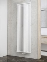 Schulte designradiator Kiel 60 x 180 cm 1186 Watt alpine-wit radiator voor de badkamer keuken of een andere ruimte in de...