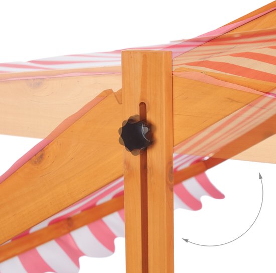 Bac à Sable Spielwerk Sami 120x120cm – Bois D'épicéa Traité, Toit Réglable Protection UV 50+, Tapis De Sol