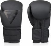 Fightsense - Entraînement Pro Style - Gant de boxe (kick) - Premium - noir - 12oz