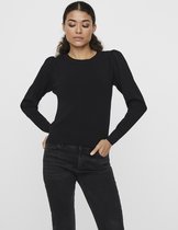 Vmmodo Fullneedle Ls O-neck Blouse 10240321 Black