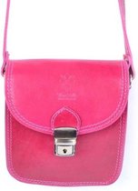 Vera Pelle - fuchsia - leder - maat STUK