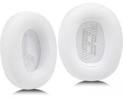 Oorkussens Geschikt Voor JBL Live 650BT NC / 660 NC - 2 Stuks - Zacht Schuim - Eiwitleer - Wit