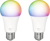 KLIKAANKLIKUIT® LED Lamp ZLED-RGB9 E27, 2 stuks