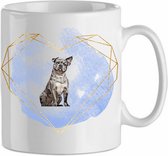 Mok franse bulldog 2.5| Hond| Hondenliefhebber | Cadeau| Cadeau voor hem| cadeau voor haar | Beker 31 CL