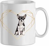 Mok Chihuahua 3.5| Hond| Hondenliefhebber | Cadeau| Cadeau voor hem| cadeau voor haar | Beker 31 CL