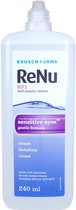 ReNu MPS Sensitive Eyes platte fles - 240 ml - Lenzenvloeistof