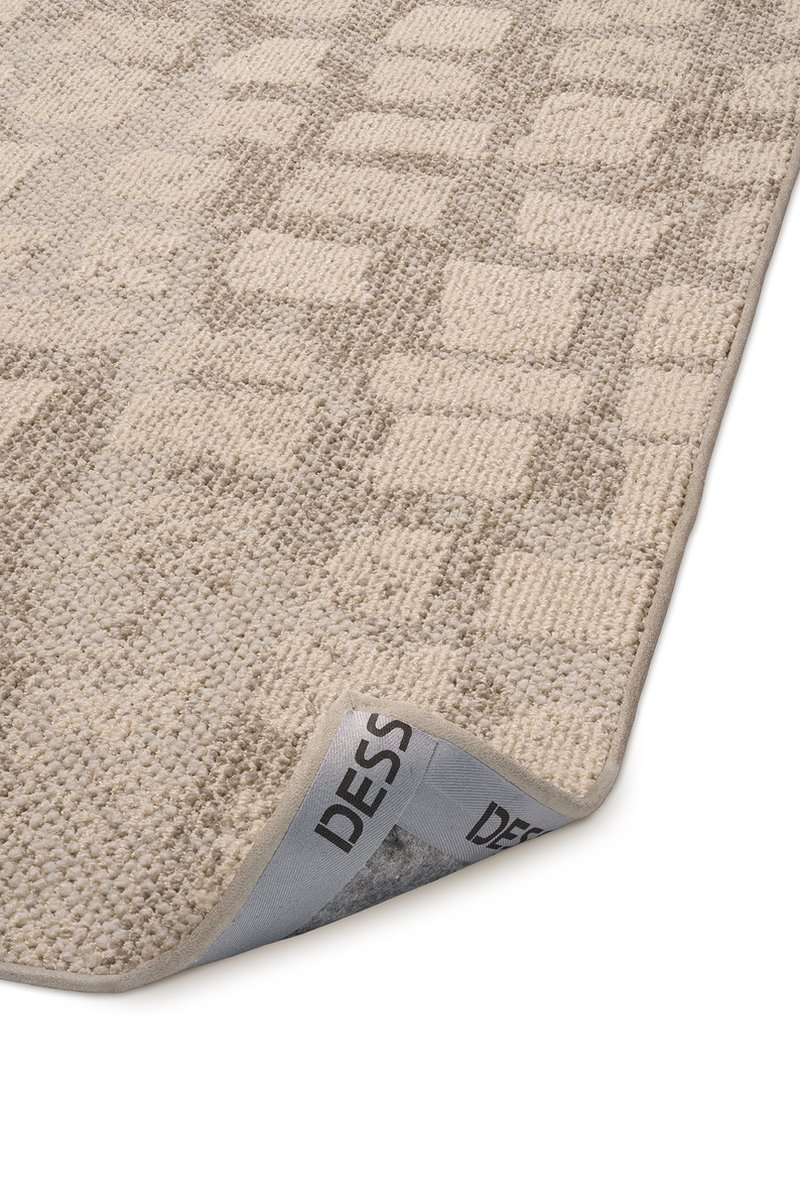 Blocks | Vloerkleed | 100% Recycle | ECONYL © | Lichtbruin Beige| 200x300cm