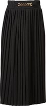 Meisjes plisse rok ketting zwart - lang | Maat 104/ 4Y