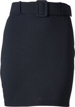 Dames korte rok met afneembare riem - marine | Maat 152 (S)