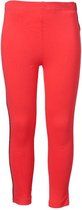 Meisjes legging rood/framboos met marine accenten | Maat 116/6Y