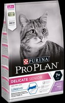 PRO PLAN Kalkoenrijk droogvoer Delicate Longevis - Voor oudere katten - 3 kg