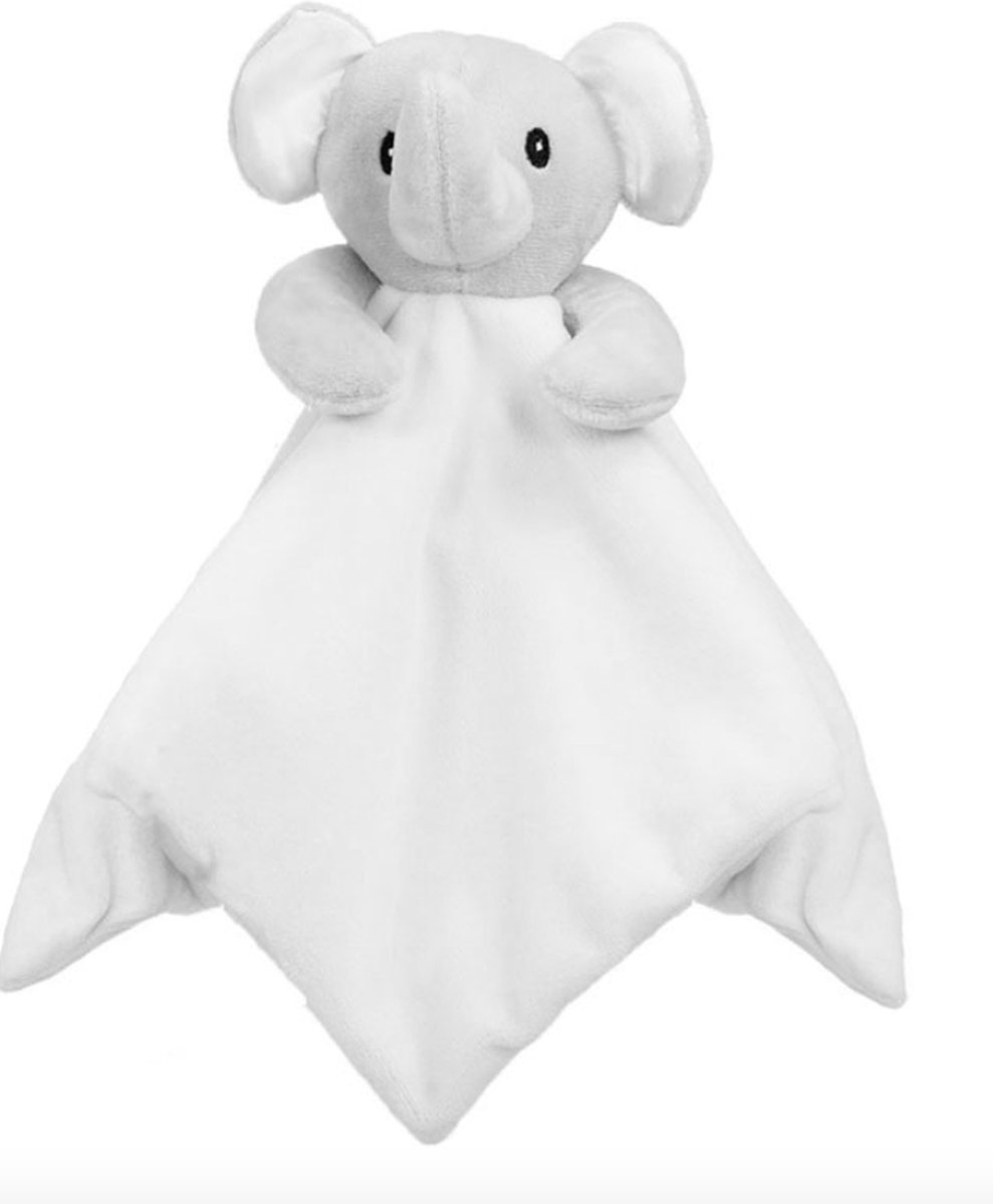 Soft Touch Knuffeldoekje Olifant 36 Cm Wit