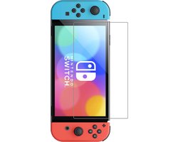 Screenprotector Geschikt voor Nintendo Switch OLED Bescherm Glas Screen Protector
