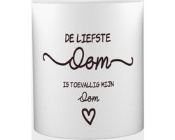 Akyol®  Oom cadeau | Oom Mok met opdruk | Je wordt oom | Oom cadeau | Oom mok | Oom cadeautjes | Oom cadeau| Oom cadeautjes verjaardag | liefste Oom | Leuk kado om te geven | 350 ML inhoud