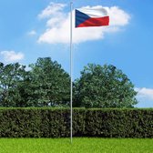 Vlag met vlaggenmast Tsjechië 6,2 m aluminium