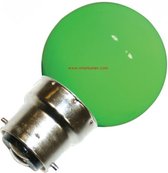 General Electric Classic P45 15W 230V B22 Green