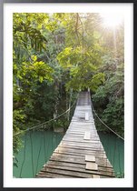 Poster Met Zwarte Lijst - Brug Poster