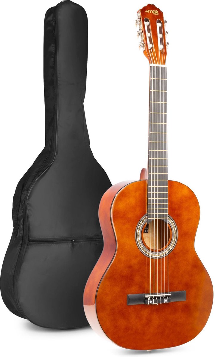 PACK GUITARE CLASSIQUE VALENCIA 3/4 NATUREL + HOUSSE + ACCORDEUR