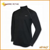 Athlex Thermo Shirt lange mouw met kraag  XL Zwart