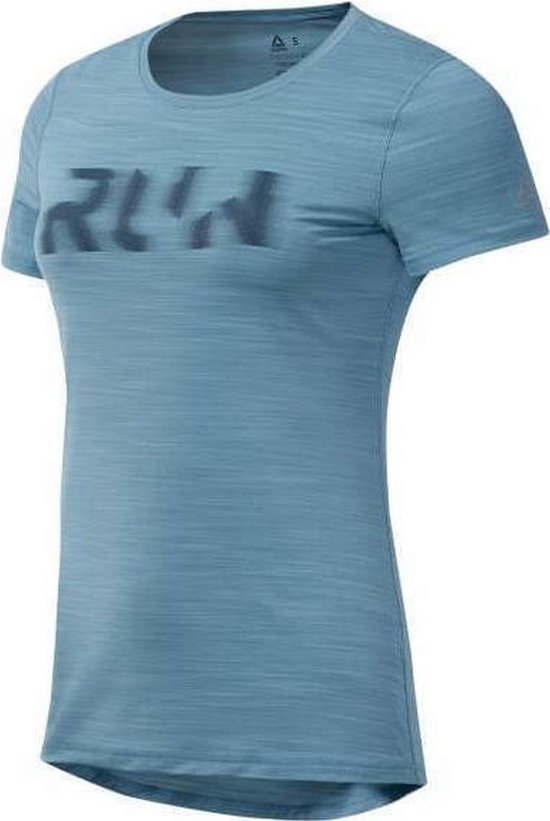Reebok Running Osr Activchill Tee T-Shirt Femme Bleu S.