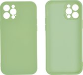 iPhone 13 Pro Max Back Cover Hoesje - TPU - Backcover - Apple iPhone 13 Pro Max - Lichtgroen