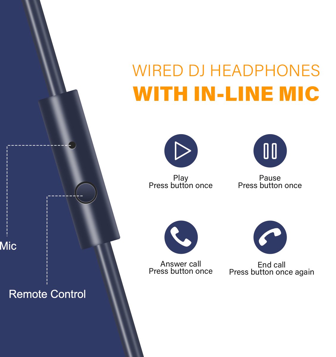 OneOdio Pro10 Draadloze Koptelefoon met - afbeelding 3