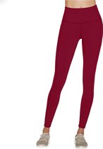 Skechers Go Walk High Waisted Legging W03LG30B-RAS, Vrouwen, Rood, Leggings, maat: XS