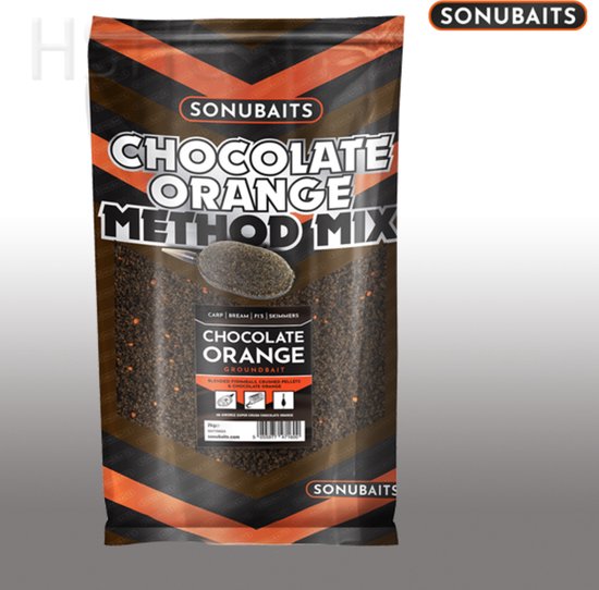 Sonubaits Chocolate Orange Method Mix - 2kg Bruin 2kg — afbeelding 2