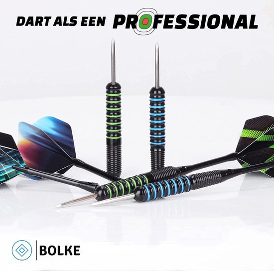 Dartpijlen - Dart flights - Dartpijlen set van 12 stuks - Hoge kwaliteit - Dartflights 24 stuks - Luxe 20/22 gram dartpijlen van Strex — afbeelding 4