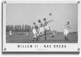 Walljar - Willem II - NAC Breda '50 - Muurdecoratie - Plexiglas schilderij