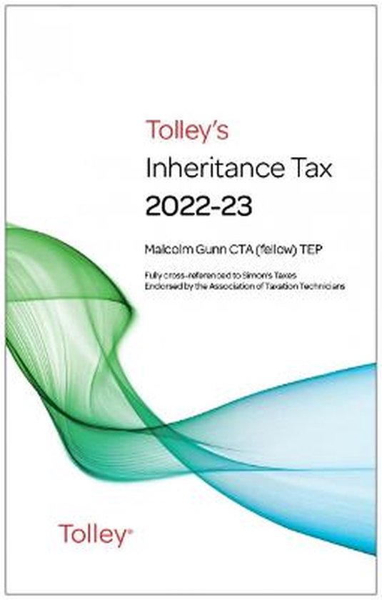 Tolley's Inheritance Tax 202223 9780754558439 Malcolm Gunn