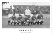 Walljar - Heracles '63 - Zwart wit poster