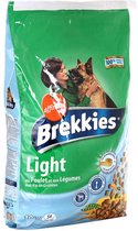 BREKKIES Lichte kip- en groentekroketten - 10 kg (x1) - voor volwassen honden