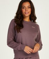 Hunkemöller Dames Nachtmode Sweater Raglan  - Paars - maat XL