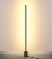 LedSfeer™ Moderne Dimbare Led Vloerlamp met warm en koud wit licht bedienbaar via afstandsbediening- sta lamp - design
