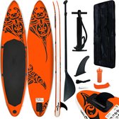vidaXL Stand Up Paddleboardset opblaasbaar 320x76x15 cm oranje