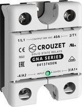 Crouzet Halfgeleiderrelais 84137450N 40 A Schakelspanning (max.): 660 V/AC Schakelend bij overbelasting 1 stuk(s)