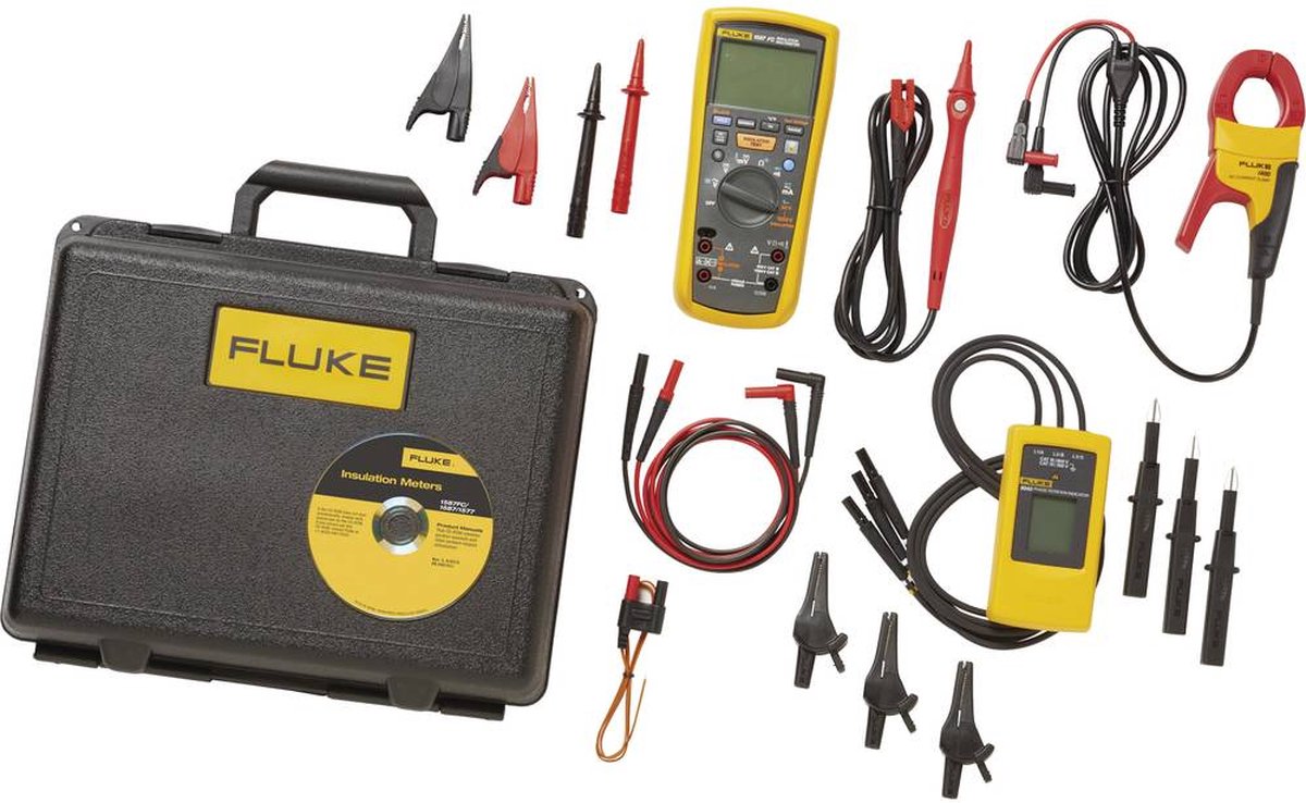 Fluke 1587/MDT FC Isolatiemeter 50 V, 100 V, 250 V, 500 V, 1000 V 2 GΩ