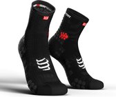 Compressport Pro Racing Socks V3.0 Run Hi Smart Black Hardloopsokken - maat 35-38