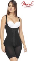 MARIAE 9182 COLOMBIAANSE POSTOPERATIEVE FAJA/ TE DRAGEN TER CORRECTIE VAN HET FIGUUR/ NA EEN ZWANGERSCHAP/ MAAT XL | KLEUR ZWART | KORTE LENGTE| DRUKPAK| HOGE COMPRESSIE|STAGE 2| T