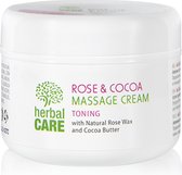 Toning massage cream Rose & Cocoa | Rozen cosmetica met 100% natuurlijke Bulgaarse rozenolie en rozenwater