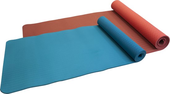 Yogamat - Senz Sports TPE Mat - Blauw van Senz Sports — afbeelding 5