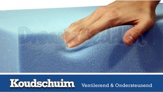 Surmatelas Topper - Mousse Froide HR60 - Prestige Aegis - Anti Allergie - Souple & Soutien - Env. 12 cm d'épaisseur