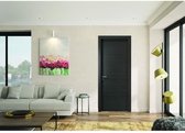 OPTIMUM Bloc Verstelbare deur, donker eiken decor MILANO - 204 x 73 cm - Rechts