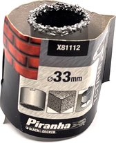 Piranha gatenzaag Ø 33 mm - Lengte 58 mm -  Hardmetaal TCT/HM - X81112-XJ